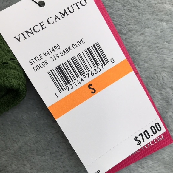 Vince Camuto Cut Out Bikini Bottom Dark Olive Size Small New - Picture 6 of 10